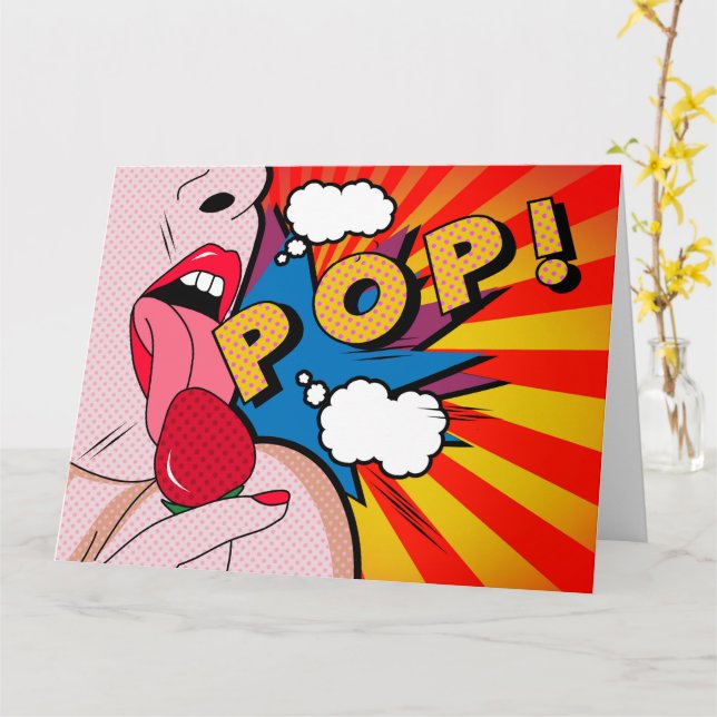 Cartão Histórias em quadrinhos (Flor Amarela)