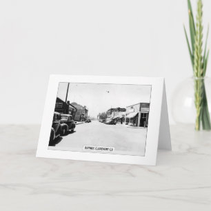 Cartão Historic Claremont - Folheto de Saudação