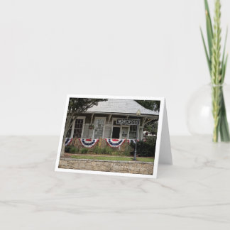 Cartão Historic Norcross Ga: depósito de trem em 3 de jul