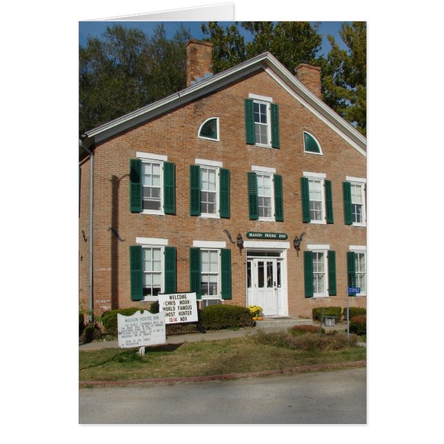 Cartão Histórica em Bentonsport, Iowa (Frente)