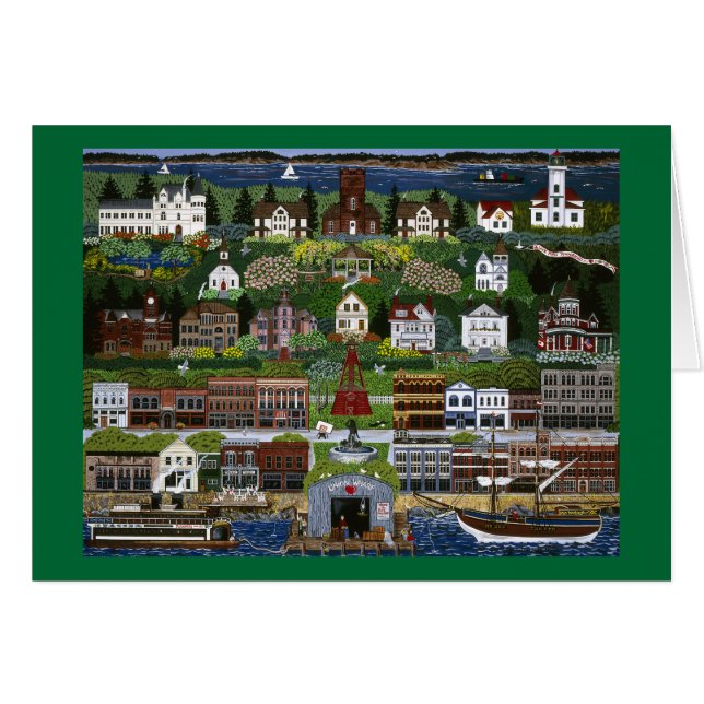 Cartão Historical Port Townsend, Washington (Frente Horizontal)