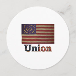 Cartão Histórico 🇺 Vintage da União da Guerra Civ