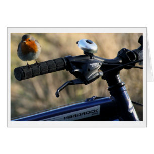 Cartão Hitchhiker Robin Redbreast