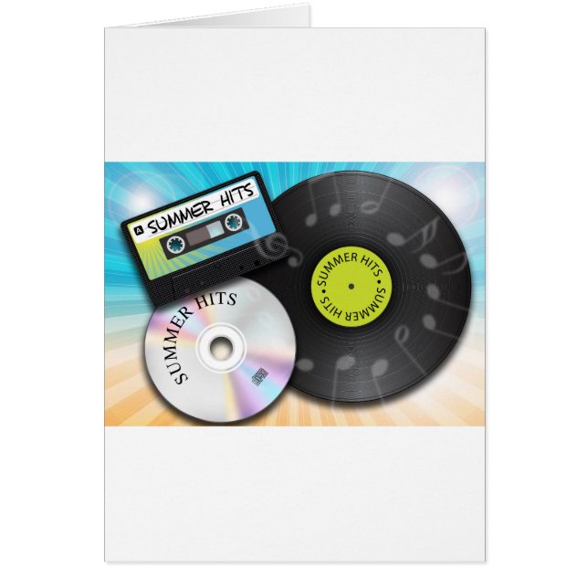 Cartão Hits de verão (Frente)