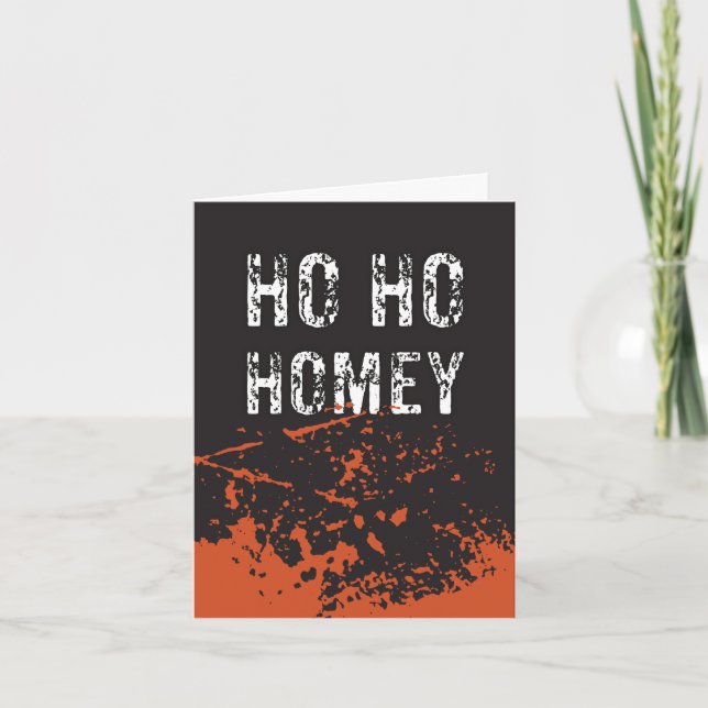 Cartão Ho Homie / Merry Xmas (Frente)