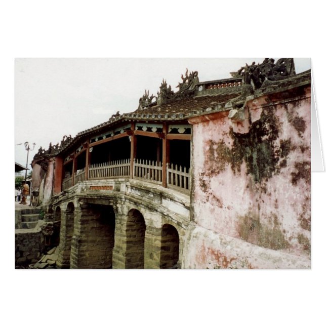 Cartão hoi uma ponte (Frente Horizontal)