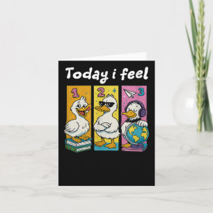 Cartão Hoje Eu Me Sinto De Volta À Escola Para Professora