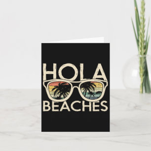 Cartão Hola Pega Férias De Praia Engraçadas Verão Para Mu