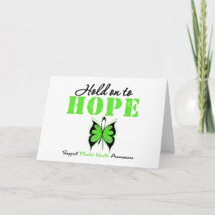 Cartão Hold on to Hope Mental Health Awareness