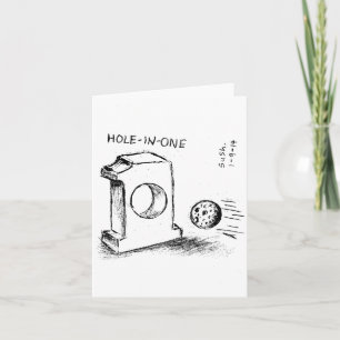 Cartão Hole-in-One -- Note Card