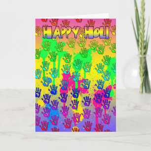 Cartão Holi Hai Festival Of Colors Greeting Card - Happy