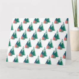 Cartão Holiday Evergreens Design