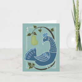 Cartão Holiday greeting card, Christmas, 12 days