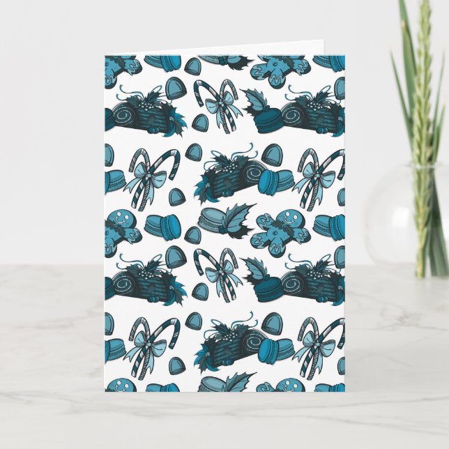 Cartão Holiday Sweets- Ice (Solid) (Frente)