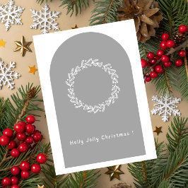 Cartão Holly Jolly Christmas Greeting Card