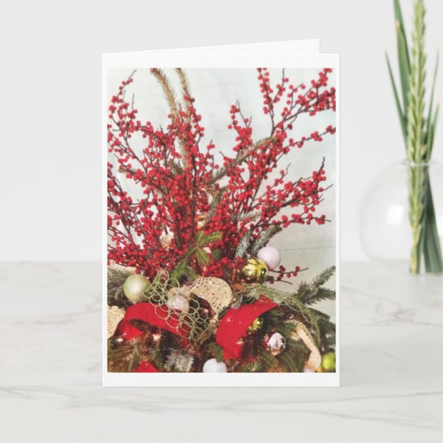 CARTÃO ***HOLLY JOLLY CHRISTMAS WISH*** (Frente)