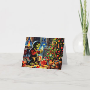 Cartão Holly Jolly Creepmas