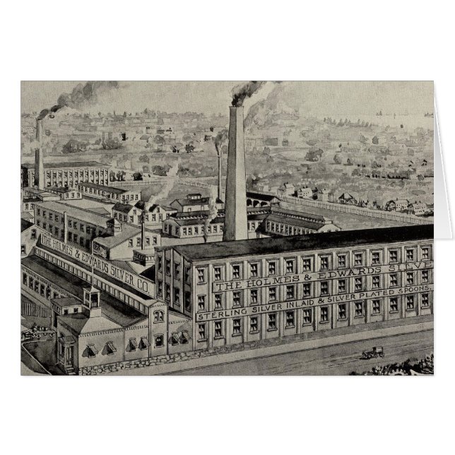 Cartão Holmes & Edwards Silver Co (Frente Horizontal)