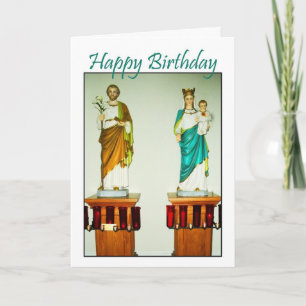 Cartão Holy Angels Catholic Church - Happy Birthday Card