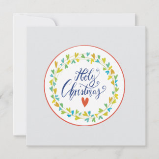 Cartão holy christmas card