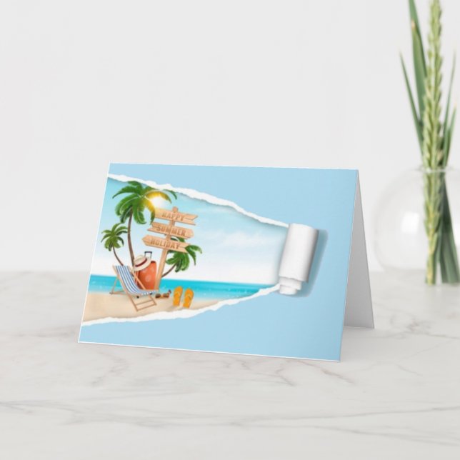 Cartão Holyday (Frente)