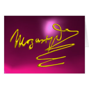 Cartão HOMAGE TO MOZART, Pink Ametyst