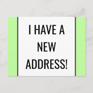 Cartão Home novo simples, humilde e liso