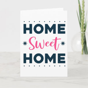 Cartão Home Sweet Home