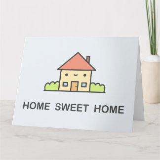 Cartão Home Sweet Home