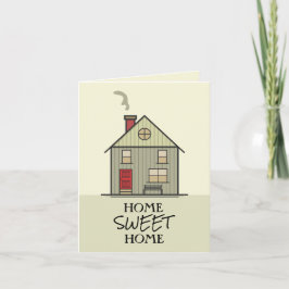 Cartão Home Sweet Home Quote House