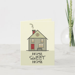 Cartão Home Sweet Home Quote House