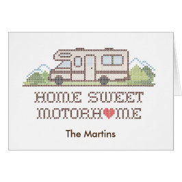 Cartão Home Sweet Motor Home Card