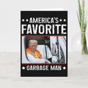 Cartão Homem da Garagem Favorito da América Engraçado Cam