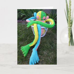 Cartão Homem de Rosto Feliz com Escritura, Personalizado