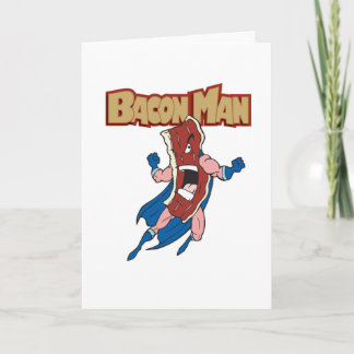 Cartão Homem do bacon