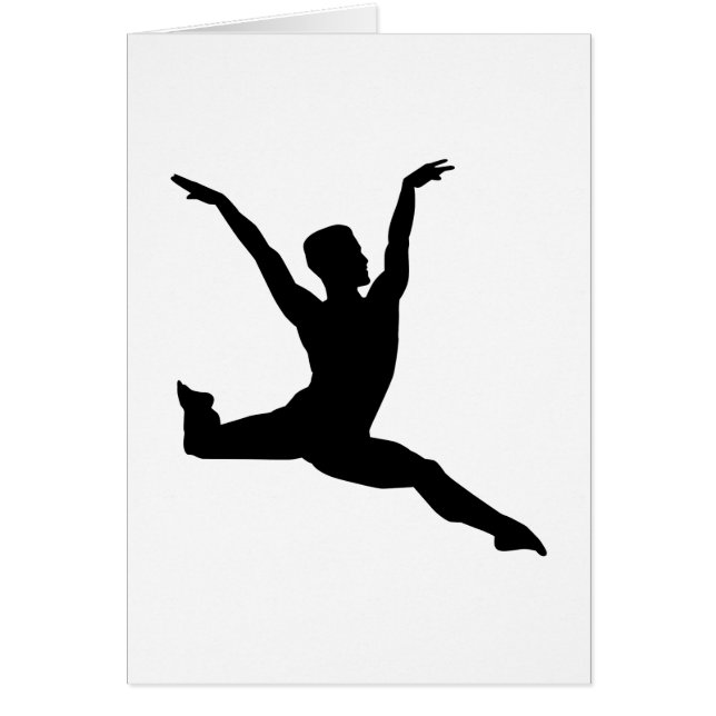 Cartão Homem do balé (Frente)
