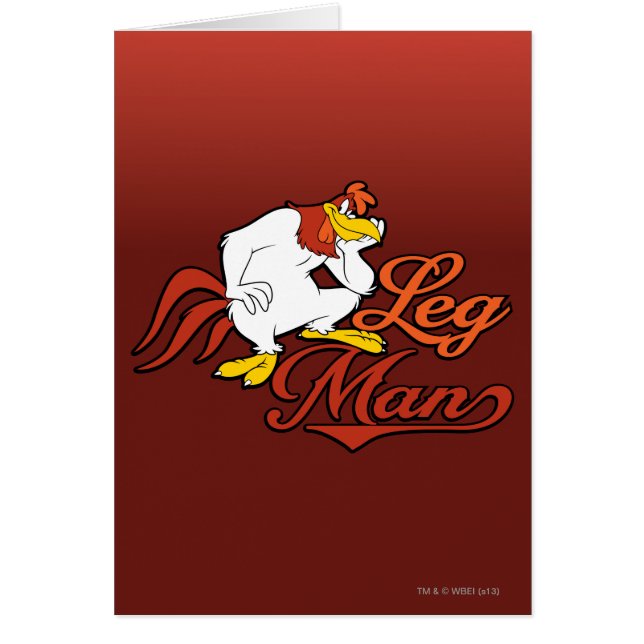 Cartão Homem Perna (Frente)