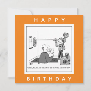 Cartão Homem trapaceando no desenho das trevas