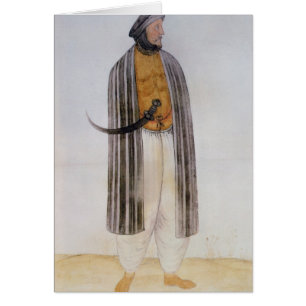 Cartão Homem turco