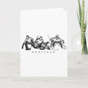 Cartão Homenagem ao Goleiro Vintage ao Moderno da Herança