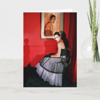 Cartão Homenagem ao padeiro de Josephine