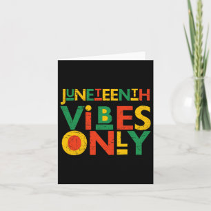 Cartão Homens afro-americanos do Juneteenth Juneteenth Mu