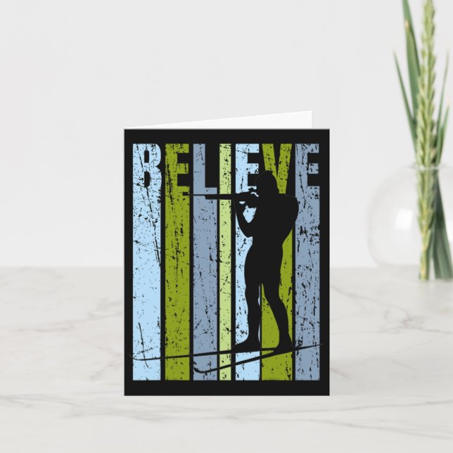 Cartão Homens Divertidos Homens Tiro Arma Biatlo Alvo Esq (Frente)