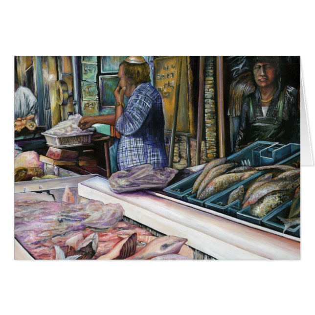 Cartão Homens do Deserto, Presentes do Mar, Jerusalém (Frente Horizontal)