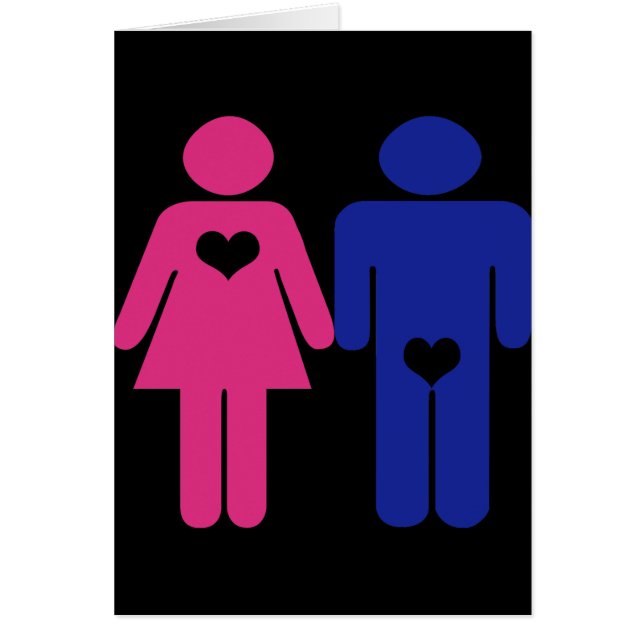 Cartão Homens VS Mulheres (Frente)