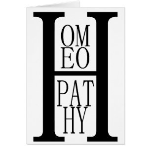 Cartão Homeopatia