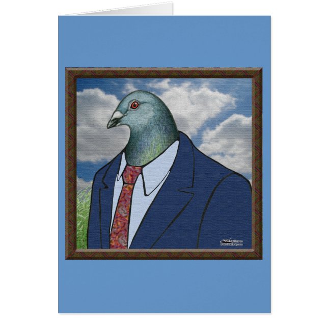 Cartão Homer Suit Framed (Frente)