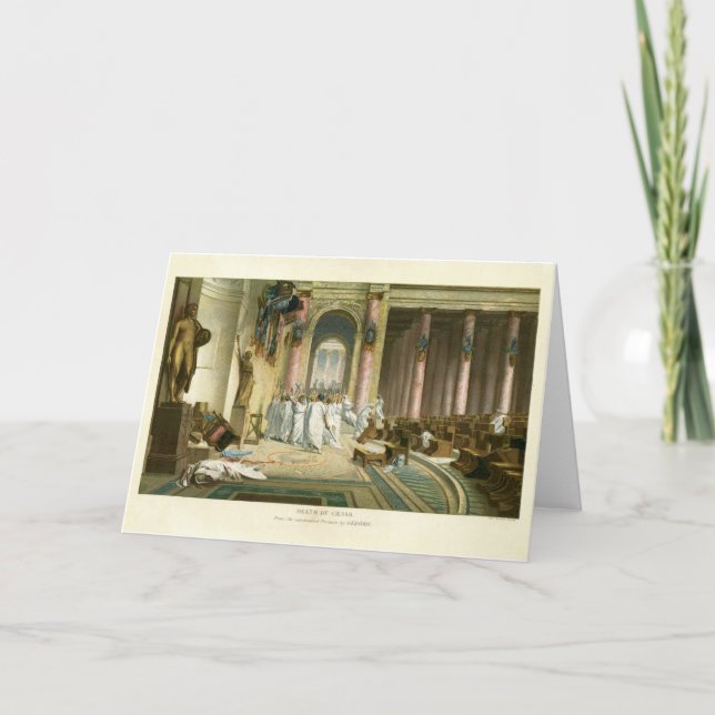 Cartão Homicídio de Júlio César (Frente)