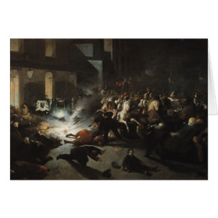 Cartão Homicídio tentado do imperador Napoleon