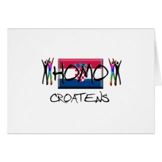 Cartão Homo Croatia